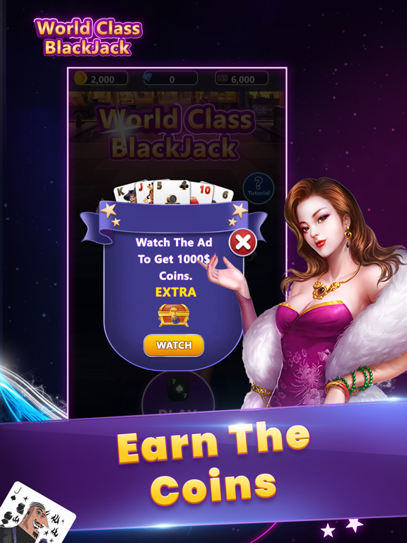 Poker Slots BlackJack 21 iPad screenshot