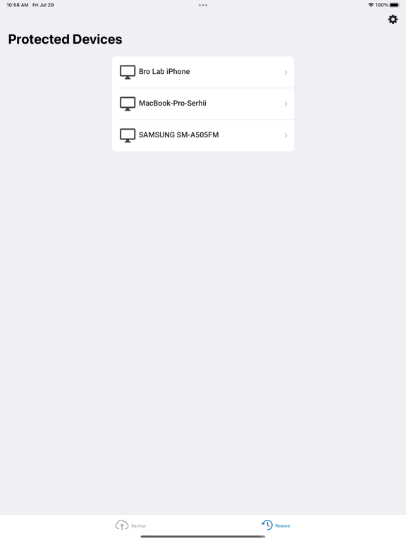 Screenshot #6 pour My-Data Backup