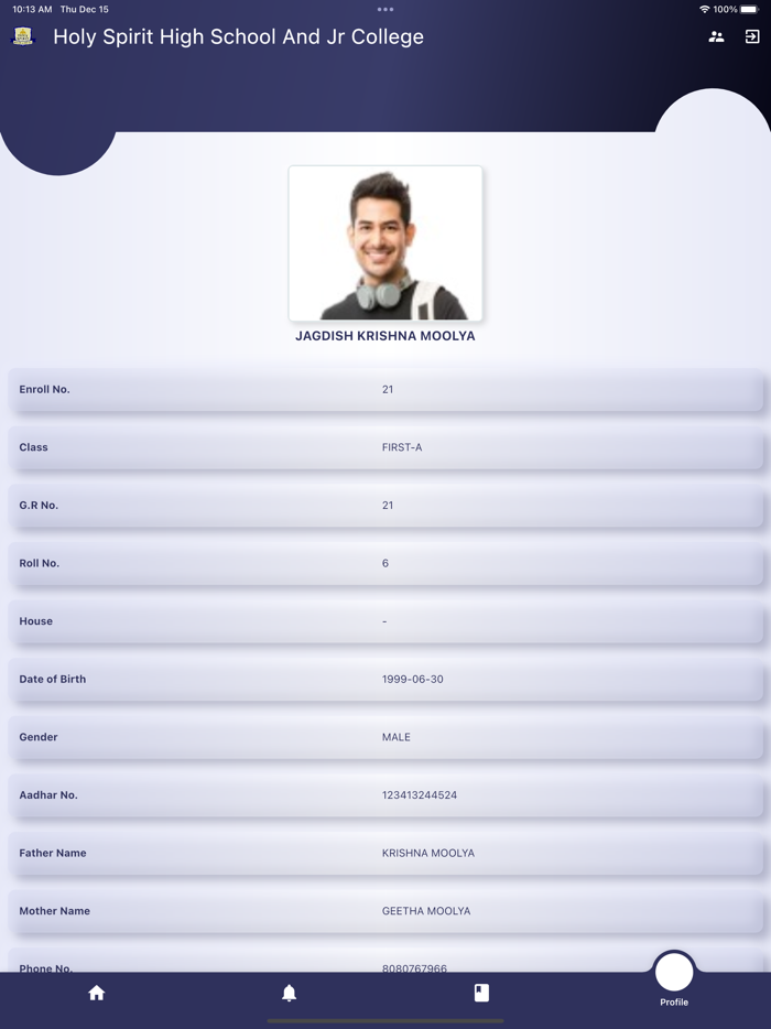 HOLY SPIRIT HIGH SCHOOL and JR.