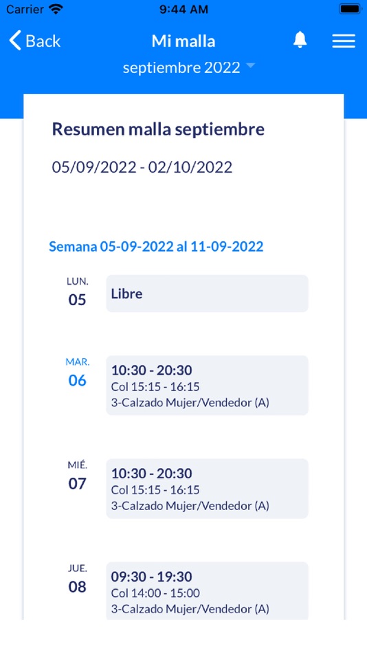 #7. SHIFT Staff (iOS) Podle: Nelson Vasquez Gonzalez