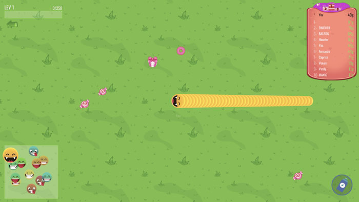 Dessert in love with snakes