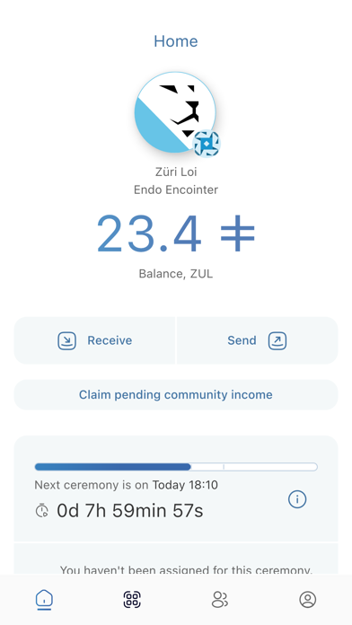 Encointer Wallet Screenshot
