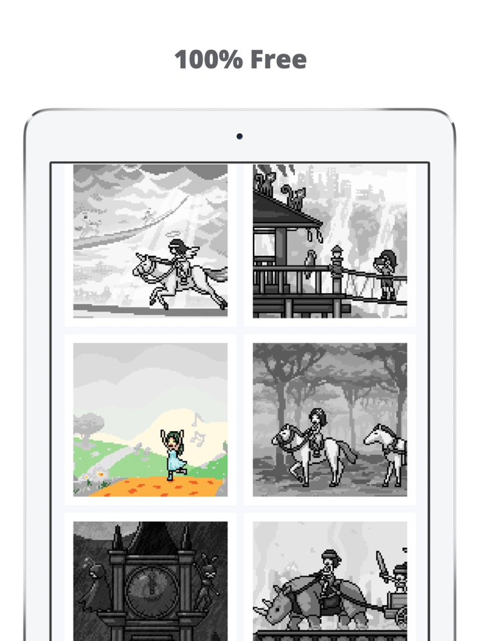 Pixel by number Color art game