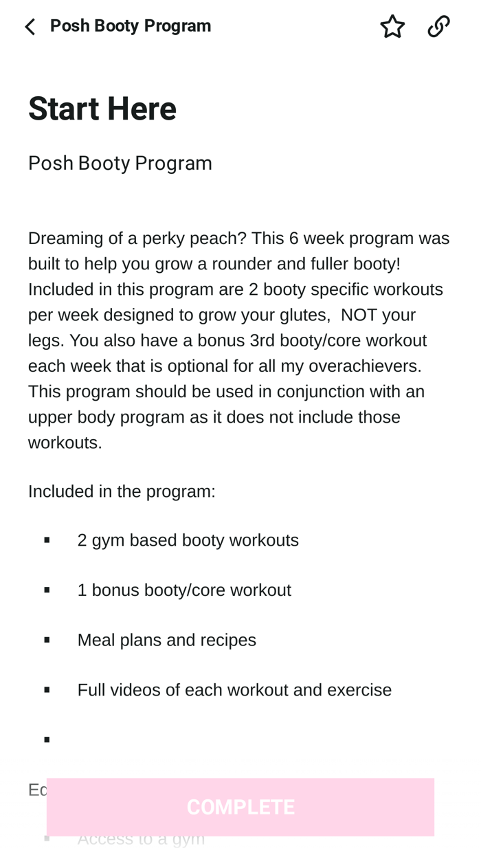 PoshBody Fitness