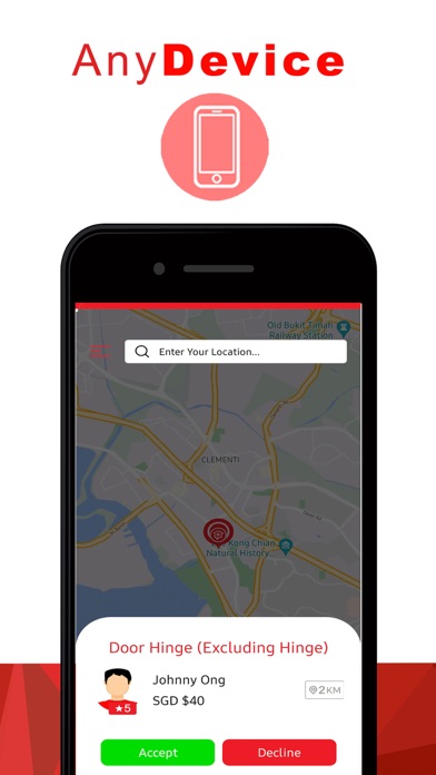 HELP LAH - Hire Service Screenshot