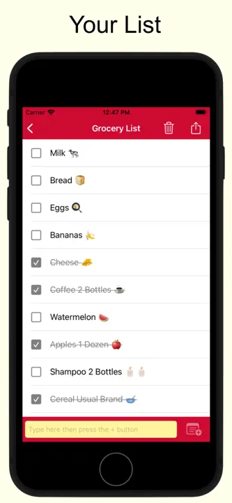 Shopping List - Simple & Easy: Screenshot 3 von 3