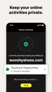 norton antitrack iphone screenshot 2
