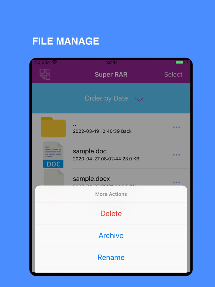 RAR File Fast Extractor