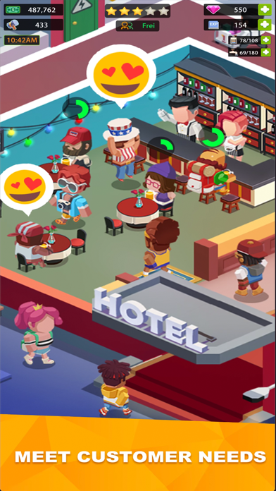 My Hotel Tycoon: Perfect Sim Screenshot