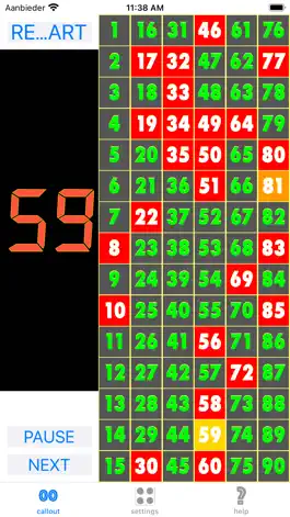 Game screenshot Bingo callout apk
