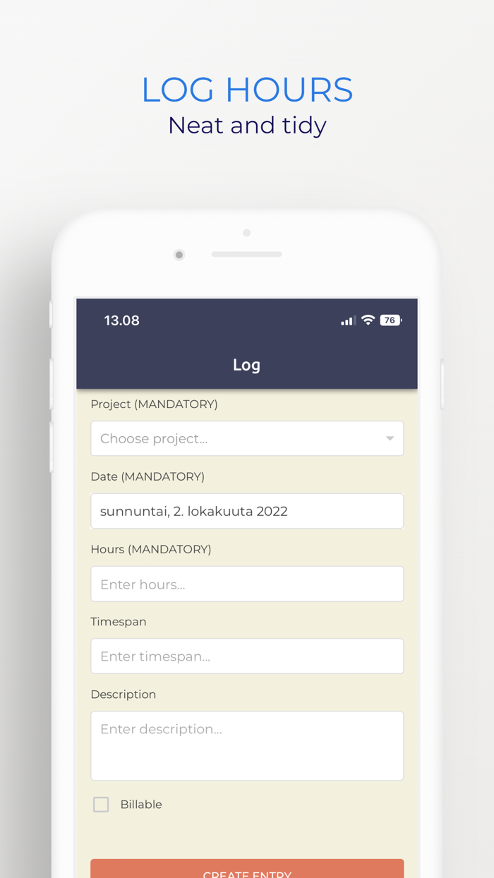 TinyTime - Time Tracker