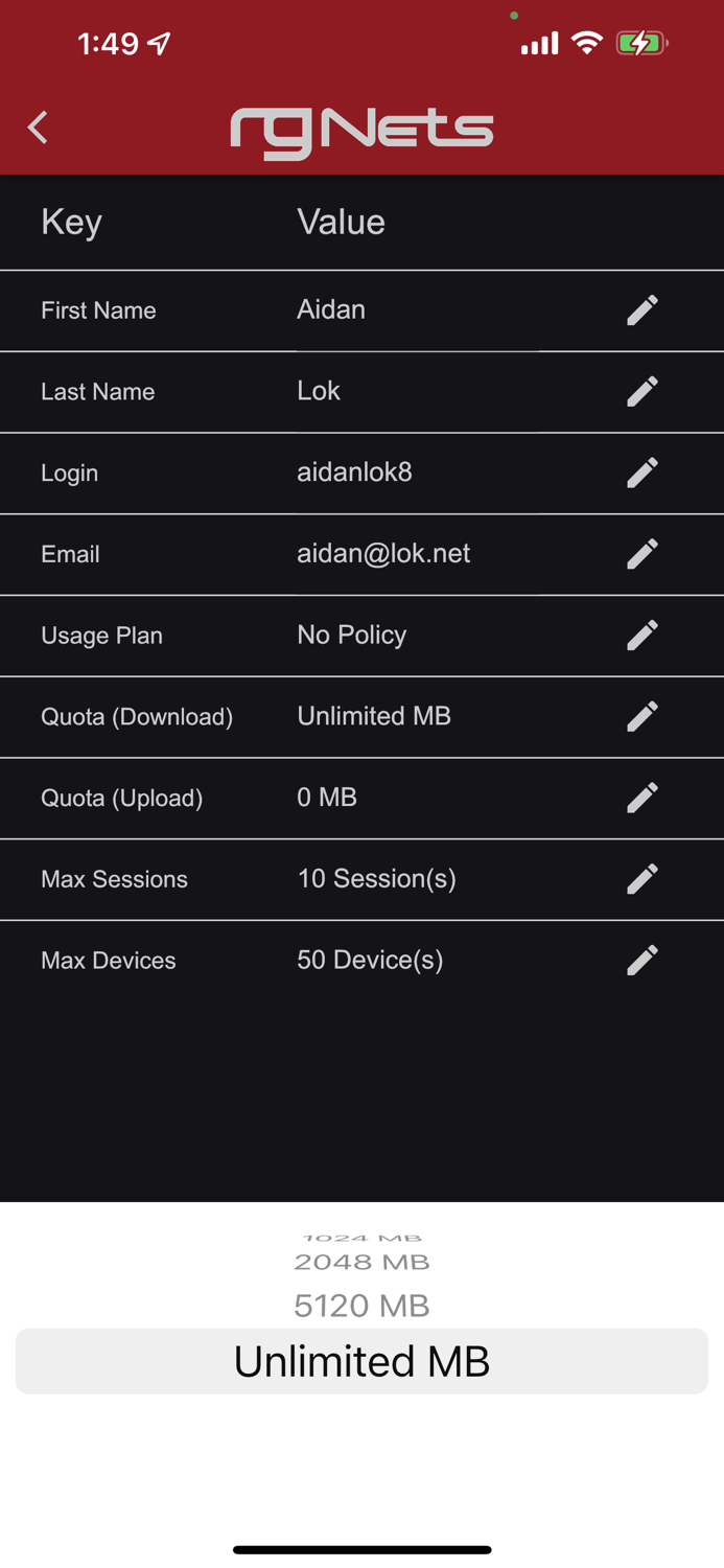rXg Account Group Editor Pro