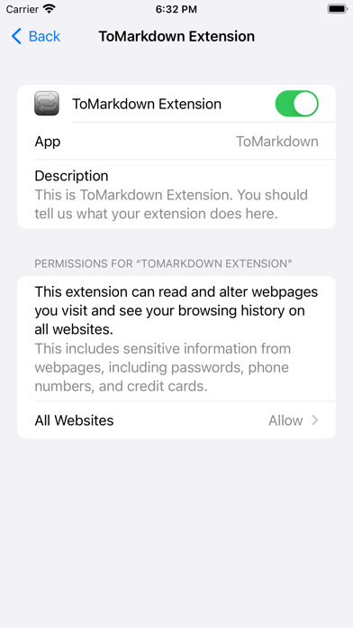 ToMarkdown Screenshot
