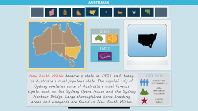 States & Terr. of Australia Screenshot