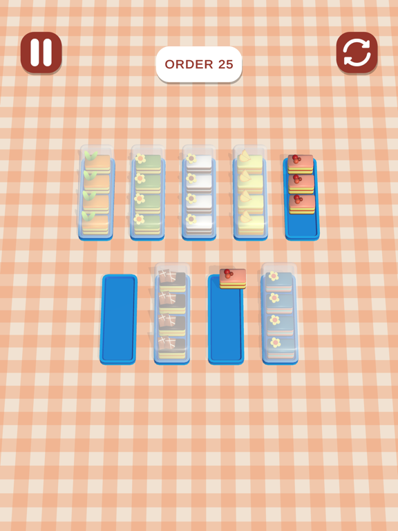 Screenshot #6 pour Cake Sort 3D: Sorting Puzzles
