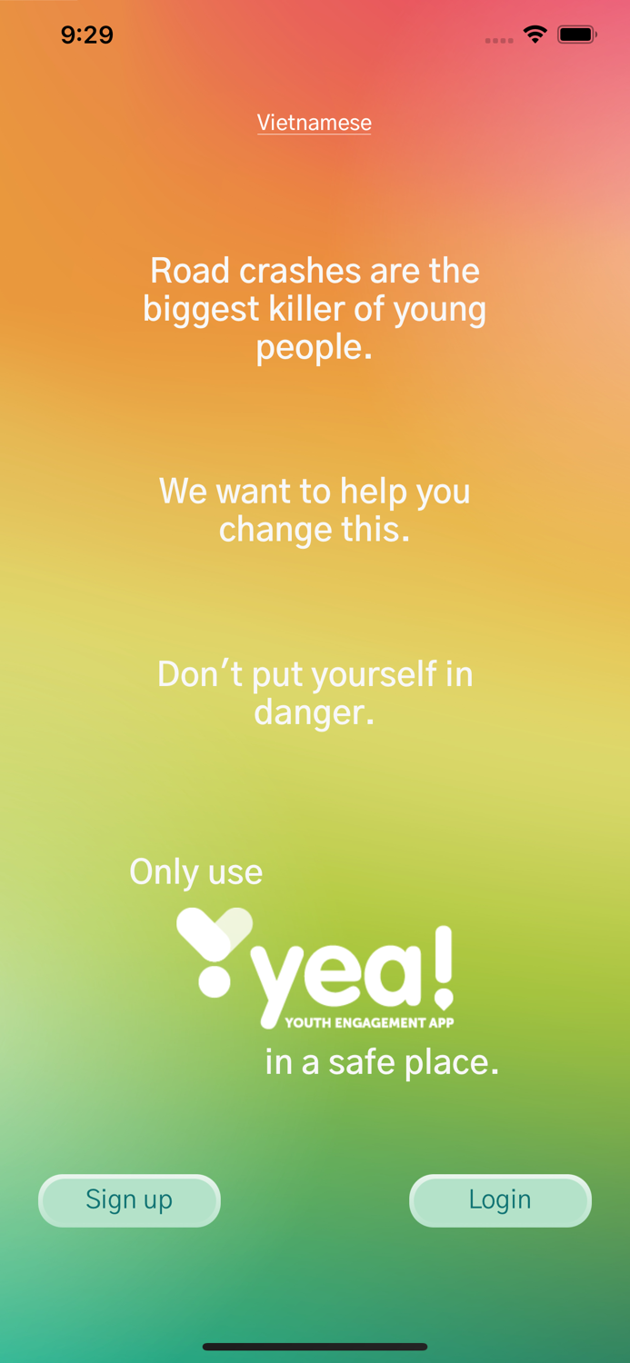 YEA - Youth Engagement App