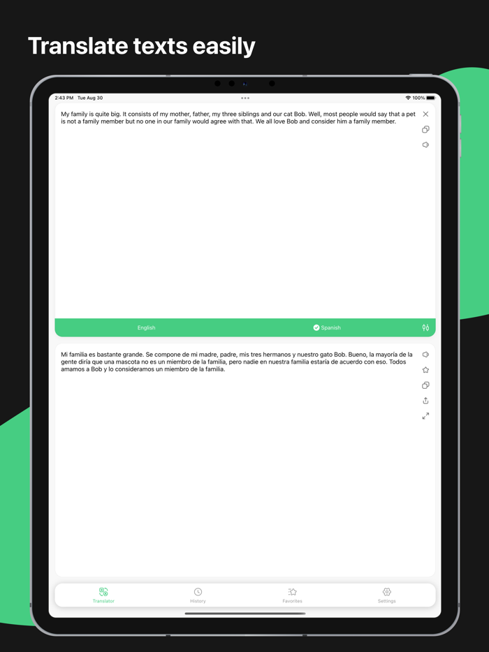 Spanish - English Translator