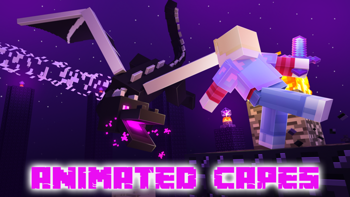 MCPE ADDONS - ANIMATED CAPES