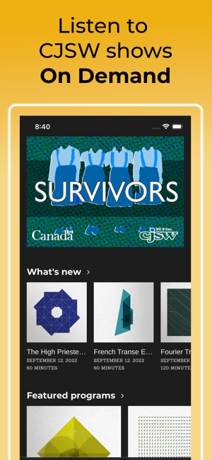 CJSW Radio dans l'App Store