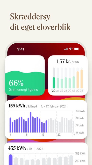 Norlys – forbrug og elpriser Screenshot