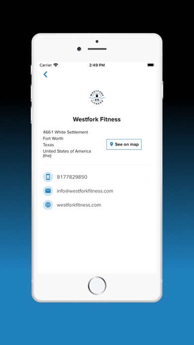 Westfork Fitness Screenshot