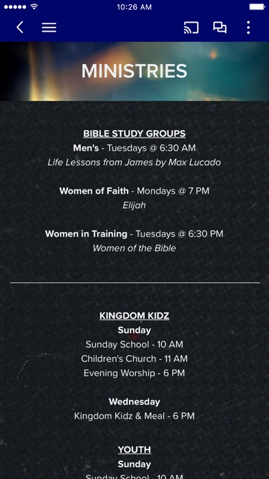 Direct Baptist Church Screenshot