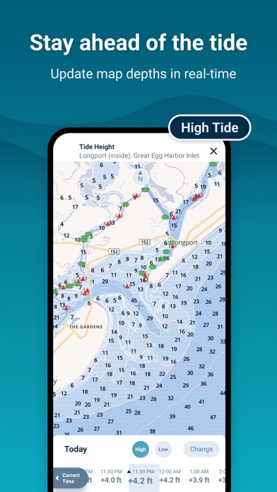 Wavve Boating: Marine Boat GPS Screenshot