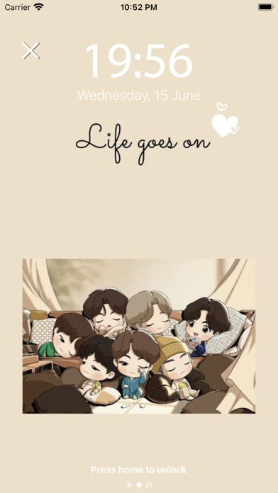 Cute BTS Live Wallpapers HD Screenshot