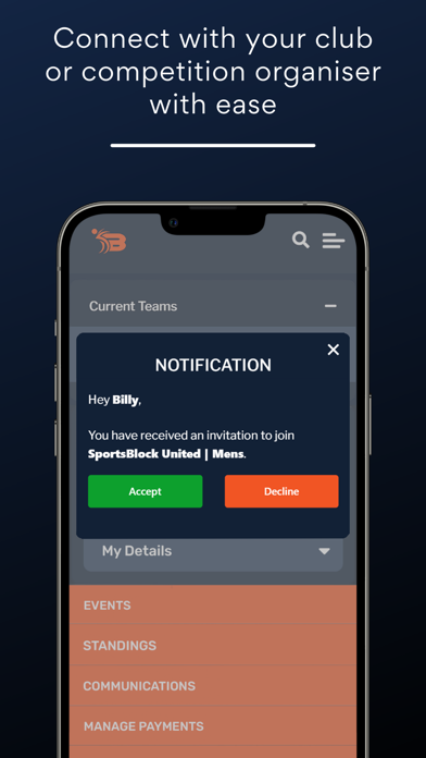 SportsBlock Screenshot