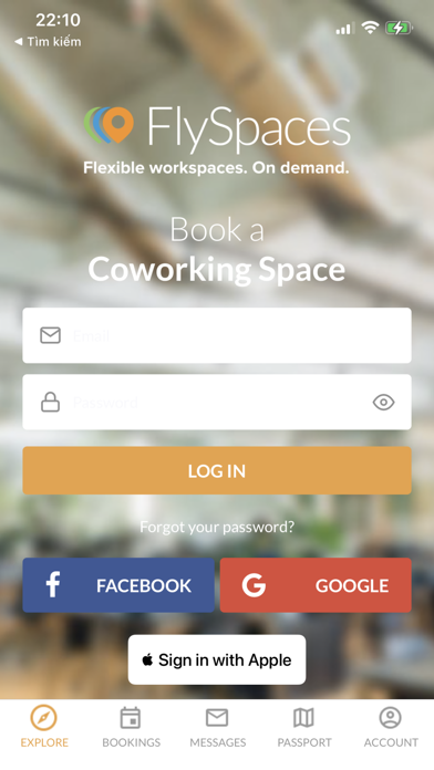 Flyspaces Screenshot