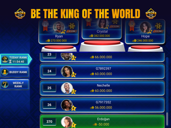 Spades Club - Online Card Game