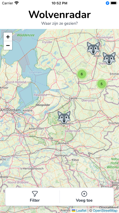 Wolvenradar Screenshot