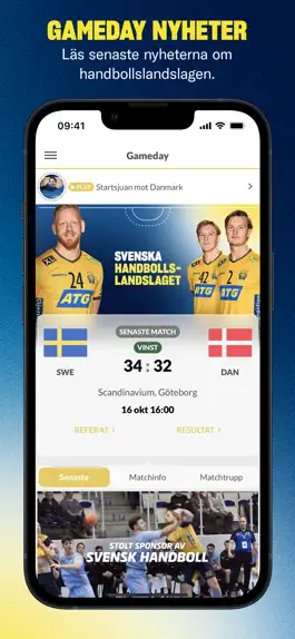 Game screenshot Gameday - Handbollslandslaget hack