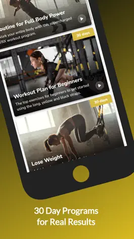 Game screenshot TRX Workout Plans apk