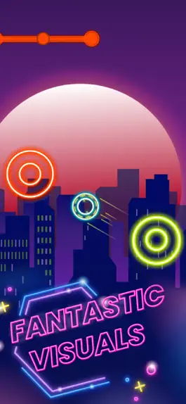 Game screenshot Neon Ball Hop – Aim and Shoot mod apk