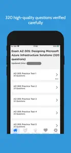 Azure AZ-305 Updated 2024 screenshot #1 for iPhone