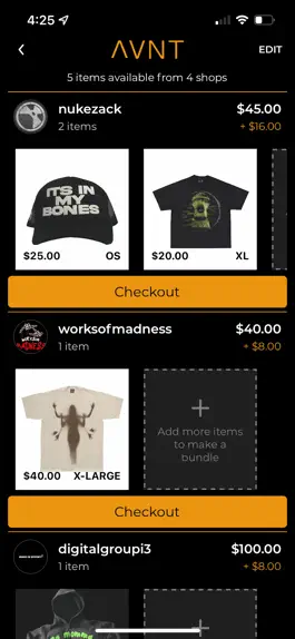 Game screenshot AVNT - Buy & Sell Streetwear hack