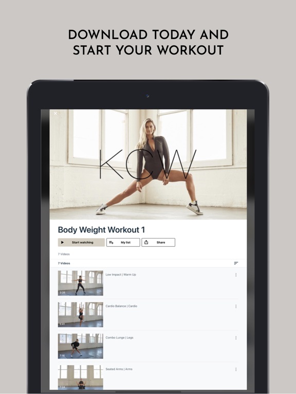 KadeeFit iPad screenshot 4 - Health & Fitness app