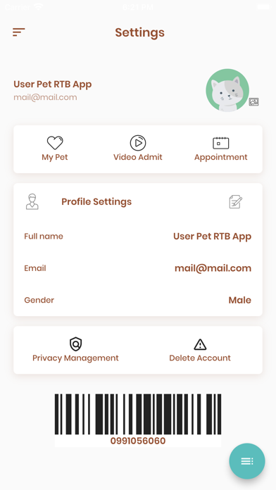 RTB Referral Animal Hospital Screenshot