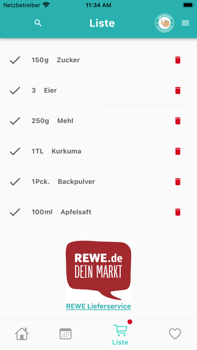 Kita-Lieblingsrezepte Screenshot