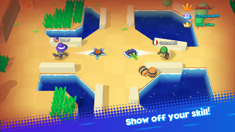 #1. Boomerang War.io (iOS) بواسطة: Vi Duy An Vu