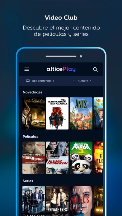 Altice Play Screenshot