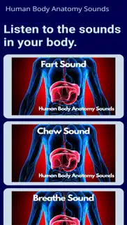 human body anatomy sounds iphone screenshot 1