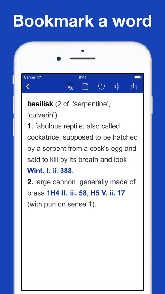 #3. A Shakespeare Glossary (iOS) 由: Trang Hoai