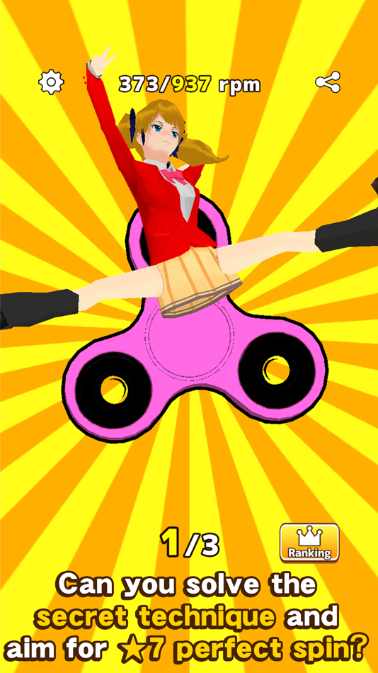 #1. Riddle fidget spinner (iOS) By: YOUTA HISAMICHI