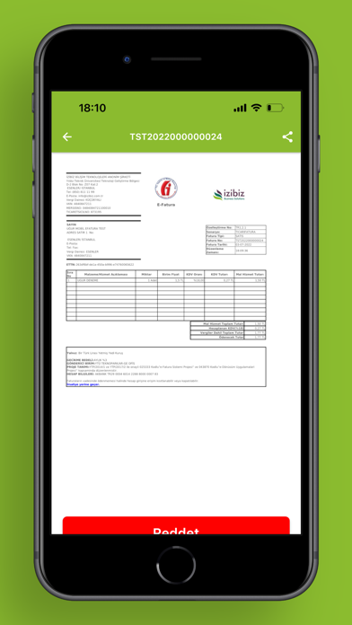 izibiz mobil Screenshot