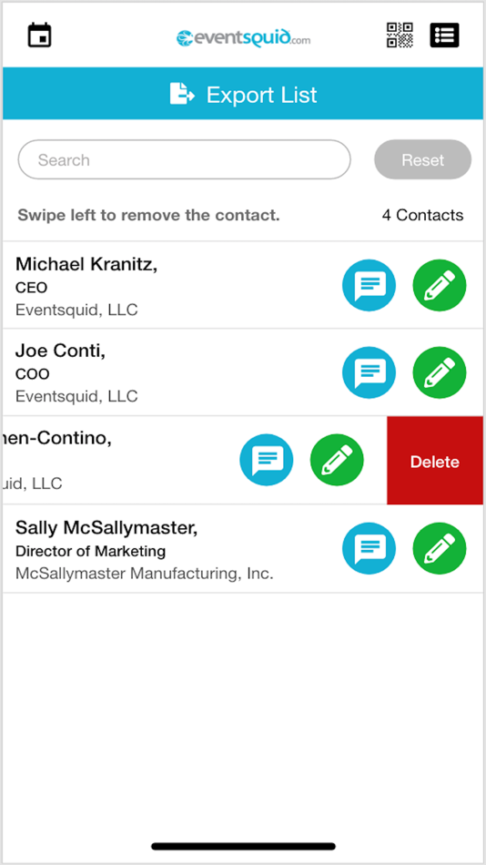 #2. Eventsquid Contact Scan (iOS) Podle: Eventsquid LLC