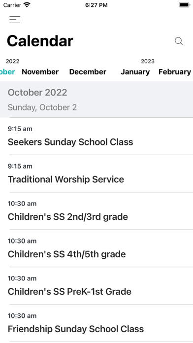 Kearney First UMC Screenshot