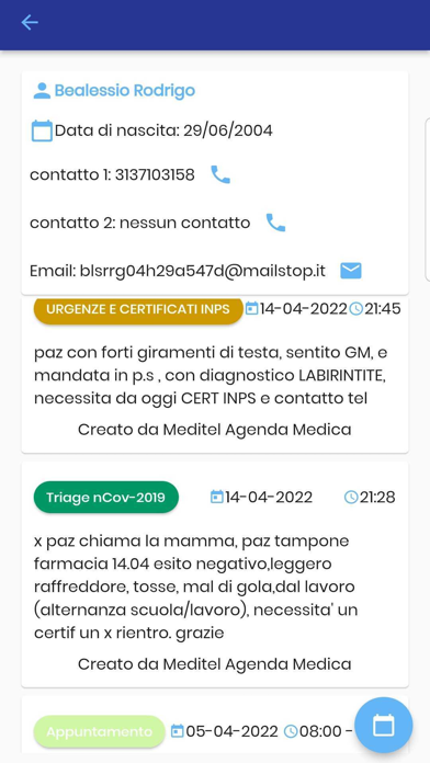 Meditel Agenda Medica Screenshot
