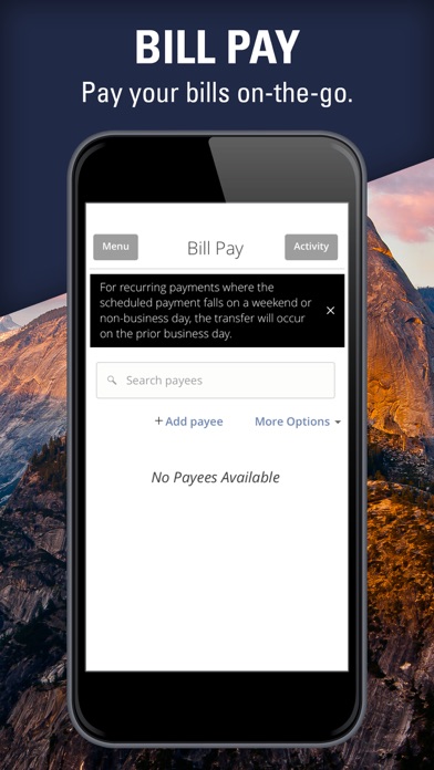 Premier Valley Bank Screenshot